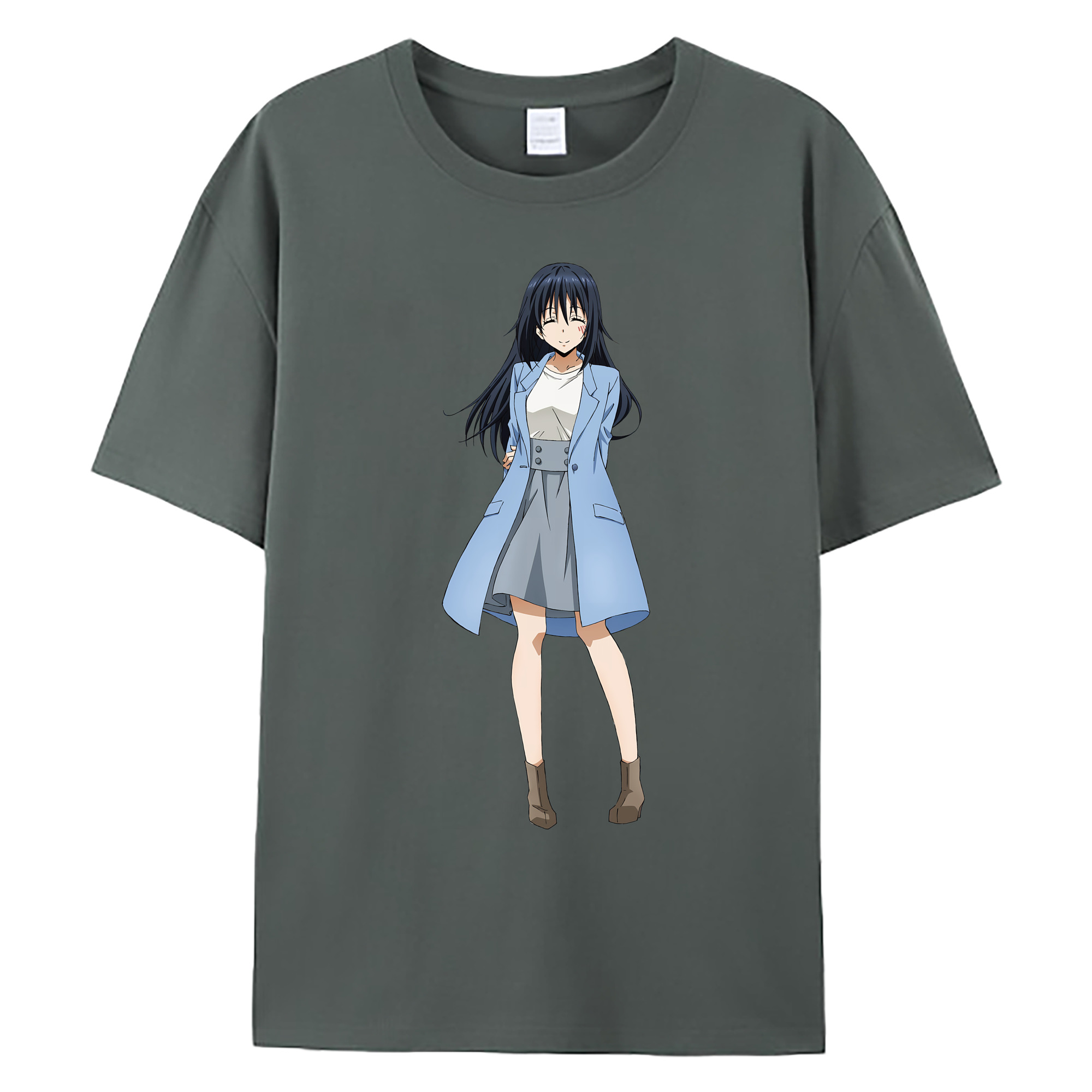 （画像用） 転スラ Regarding Reincarnated to Slime 綿100％ メンズ半袖Tシャツ｜肌触りやわらか＆通気性